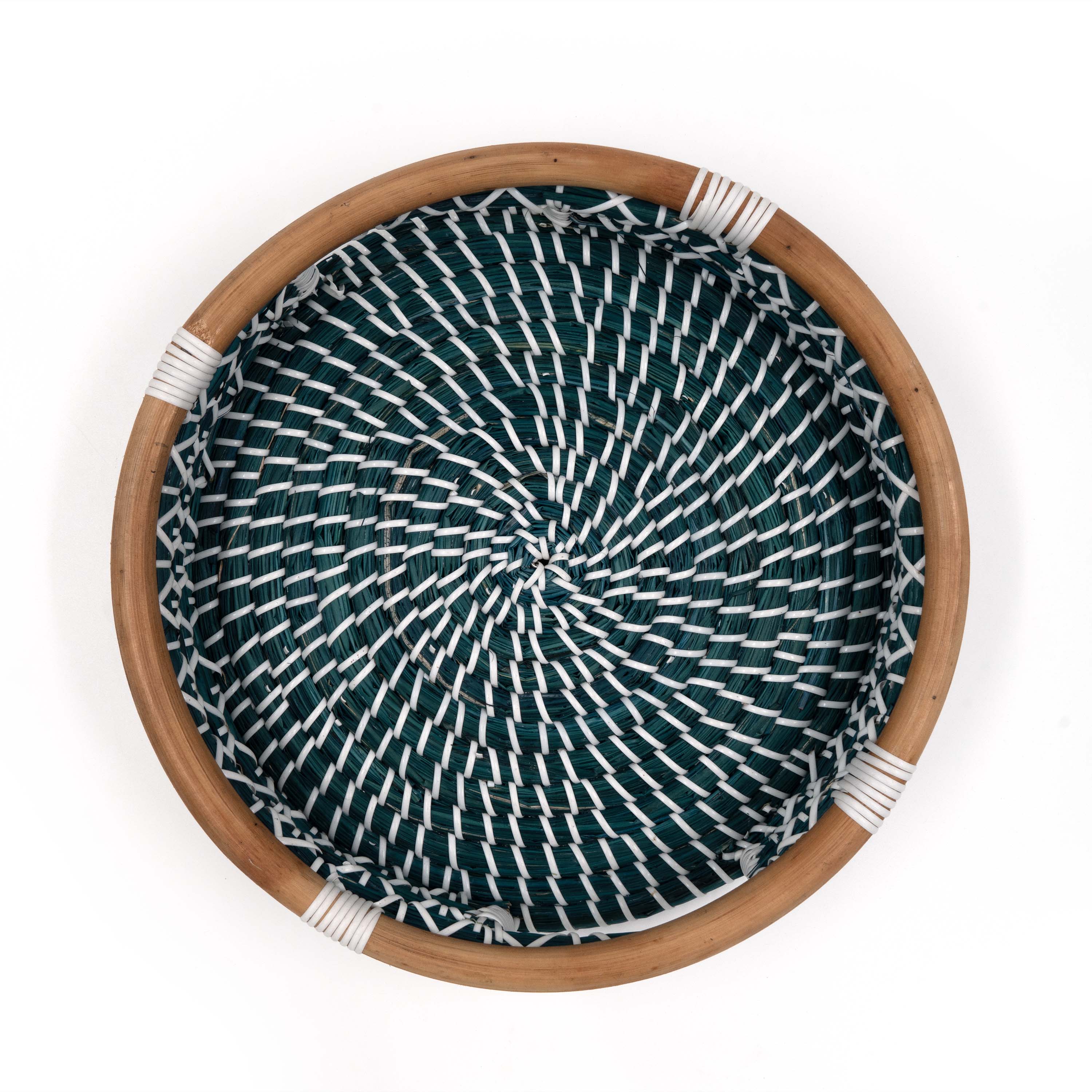 Rattan Round Tray