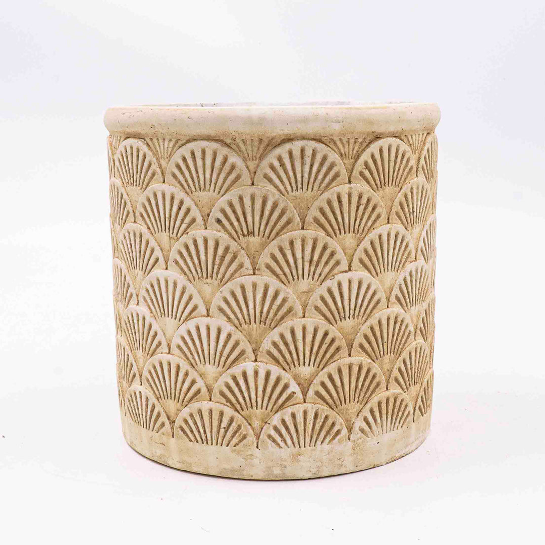 Hele Beige Concrete Pot