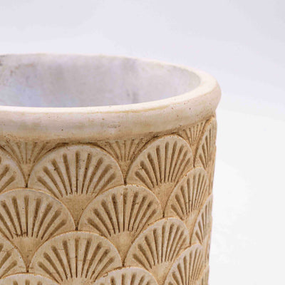 Hele Beige Concrete Pot