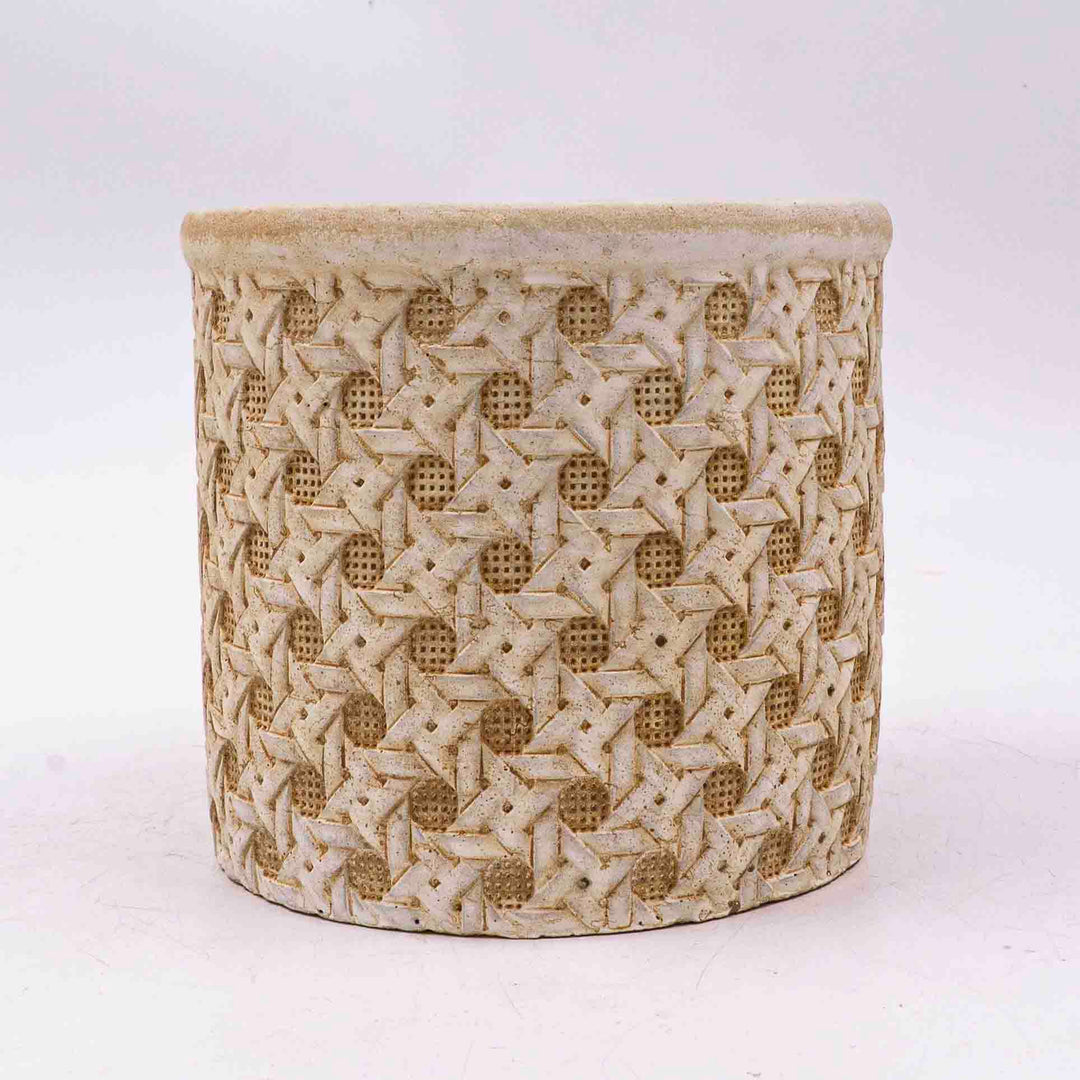 Hele Beige Concrete Pot
