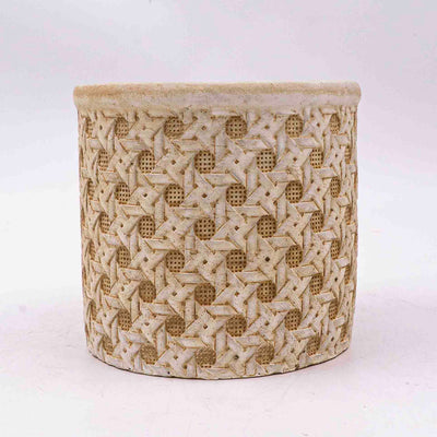 Hele Beige Concrete Pot