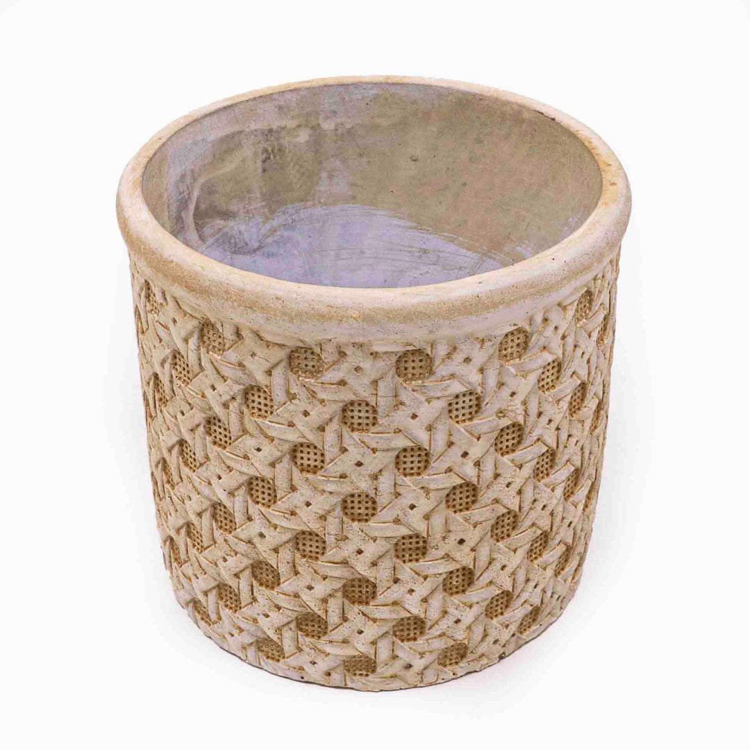 Hele Beige Concrete Pot