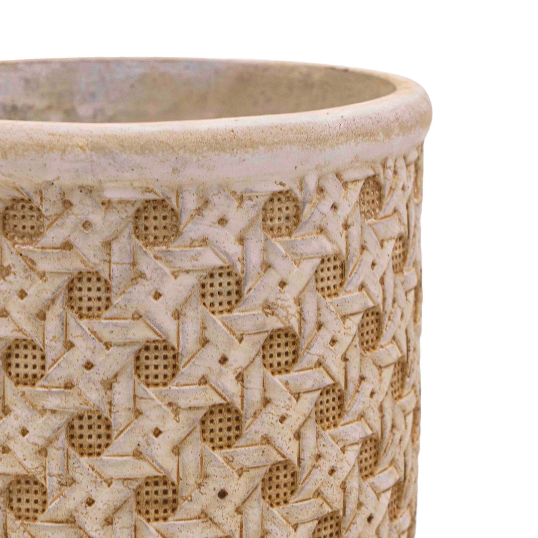 Hele Beige Concrete Pot