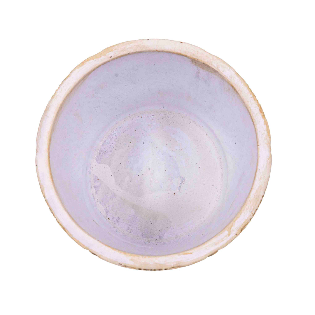Hele White Concrete Pot