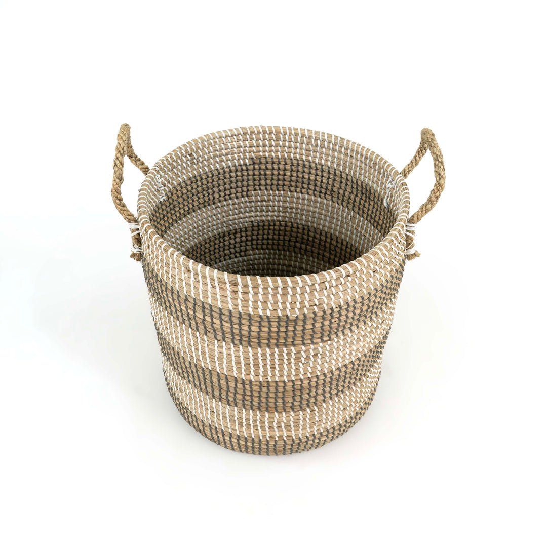 Cylindrical Laundry Basket With Lid Dia