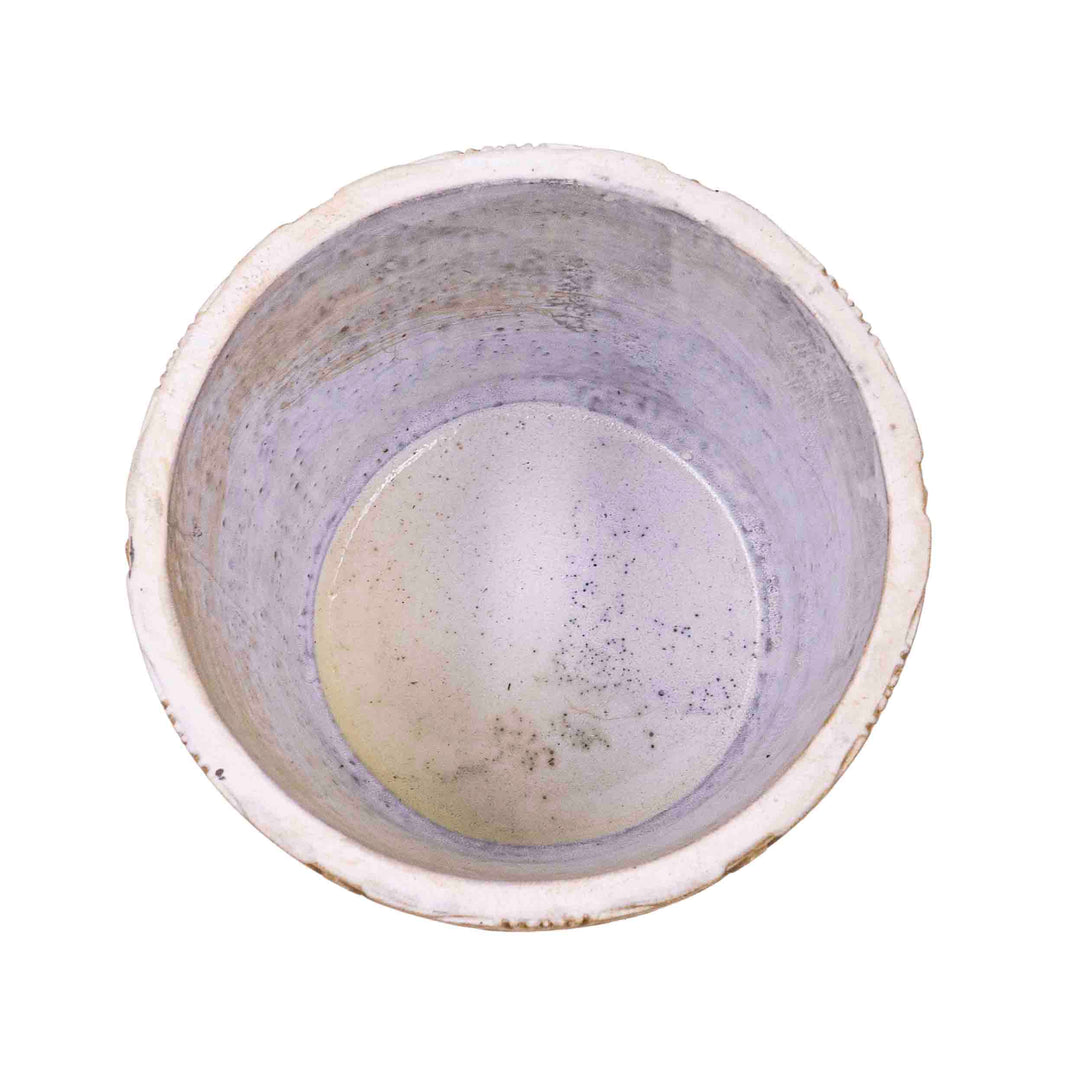 Hele White Concrete Pot