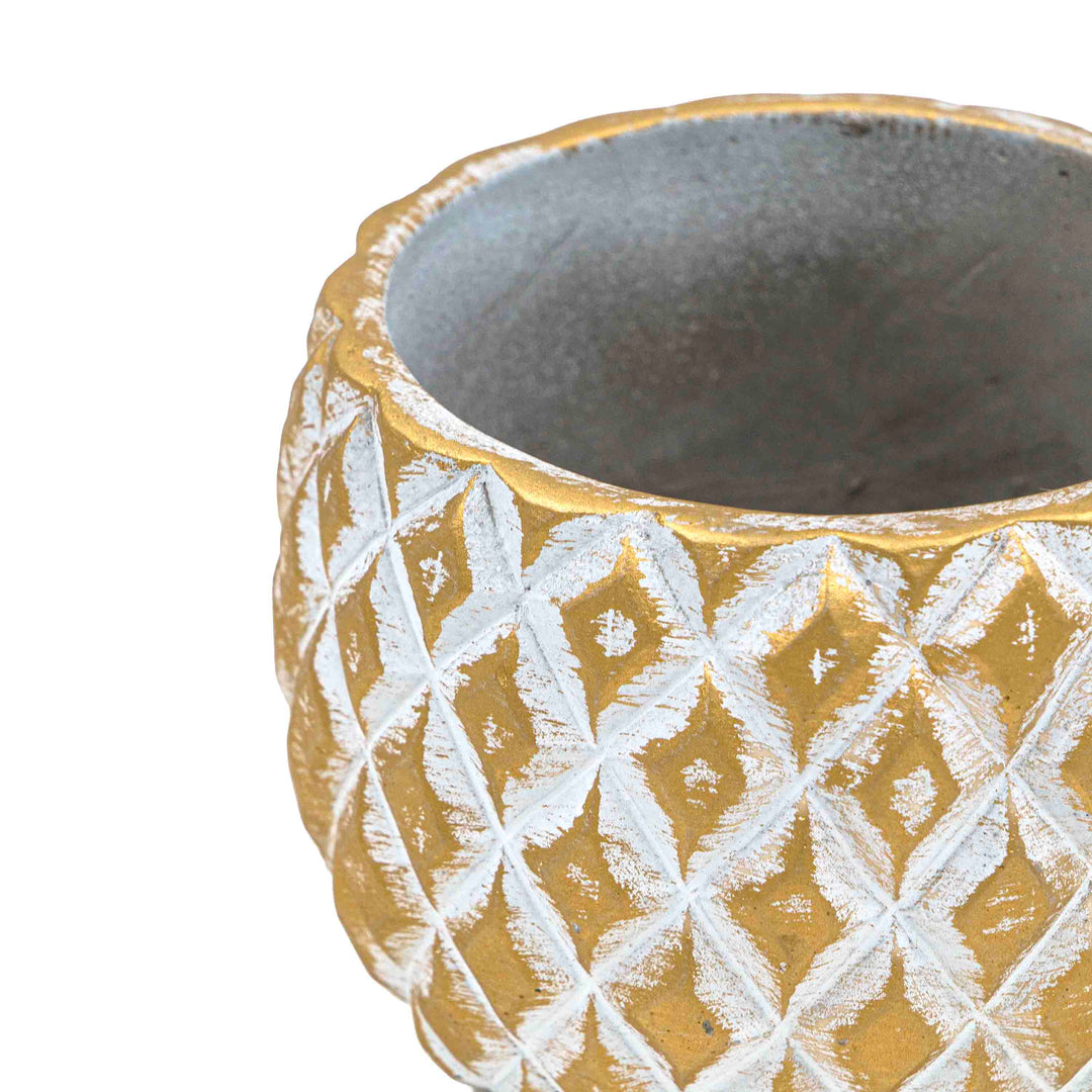 Hele Geometric Concrete Pot