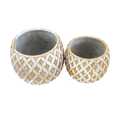 Hele Geometric Concrete Pot