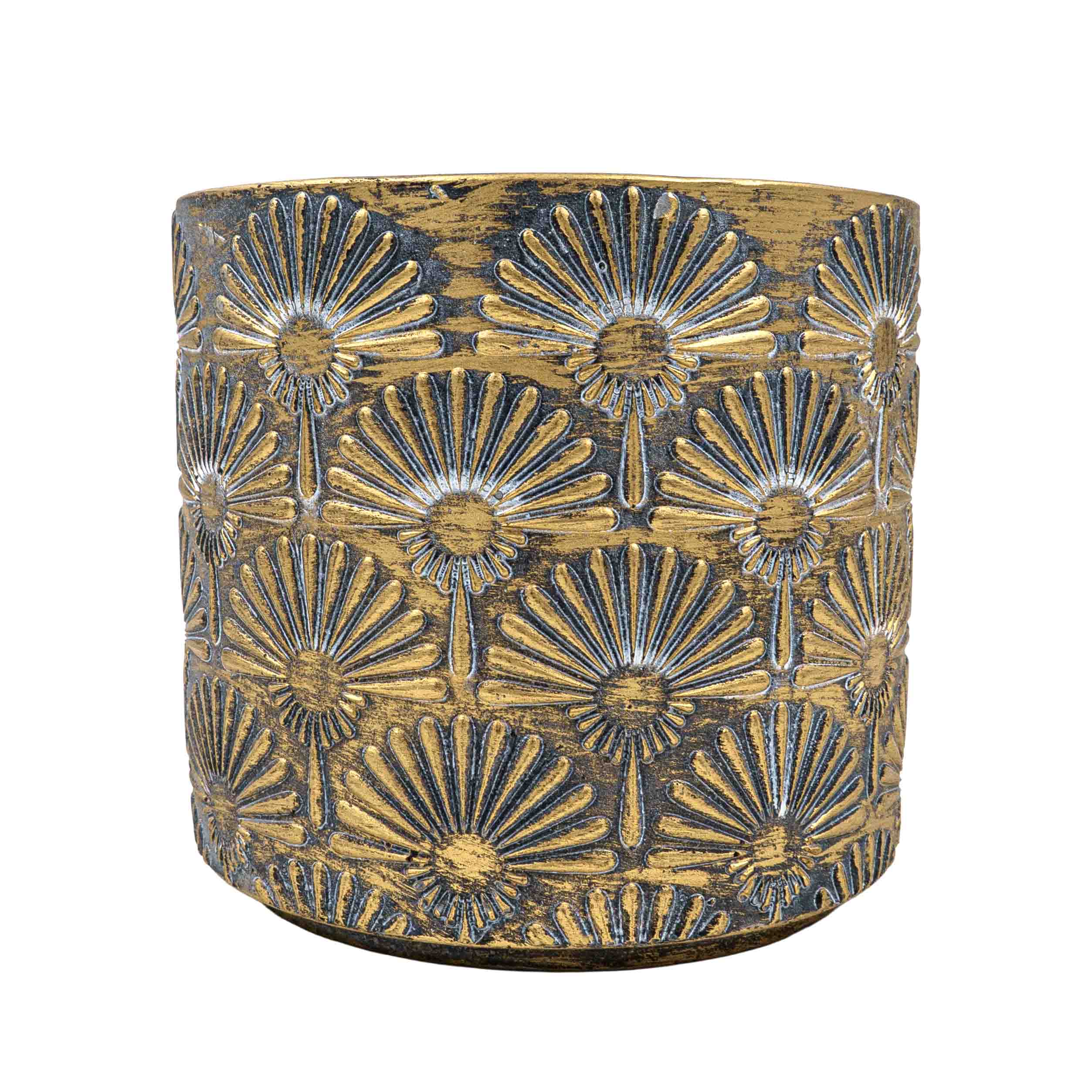 Hele Floral Concrete Pot