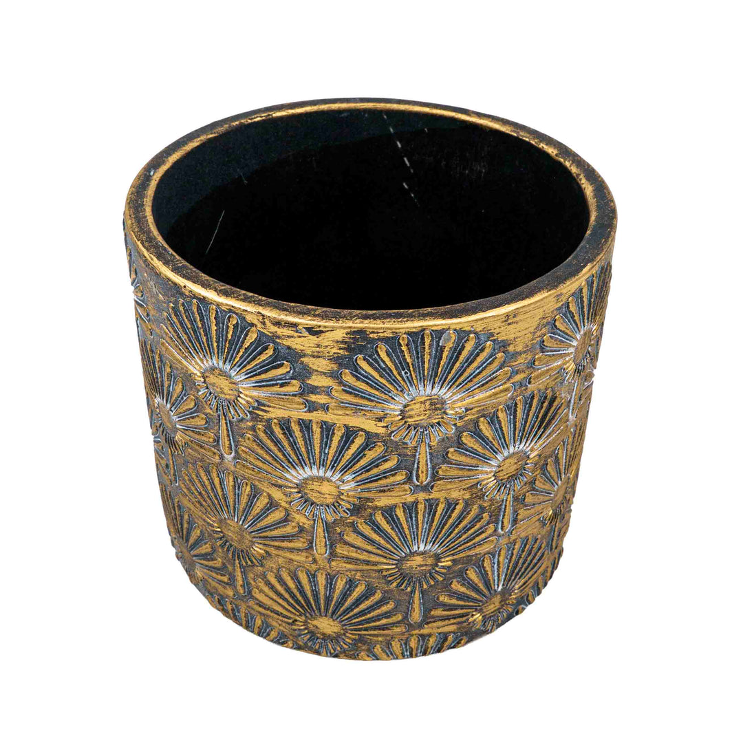 Hele Floral Concrete Pot