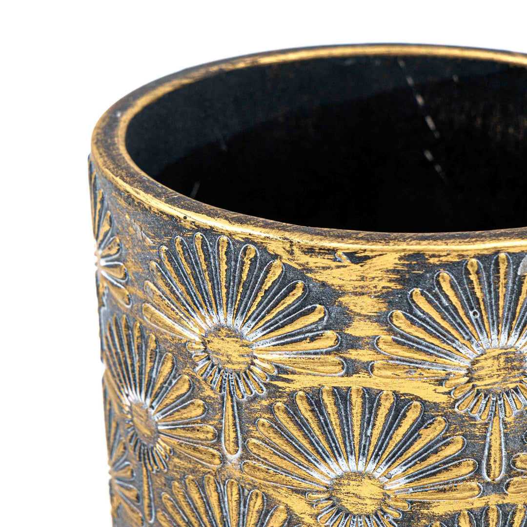 Hele Floral Concrete Pot