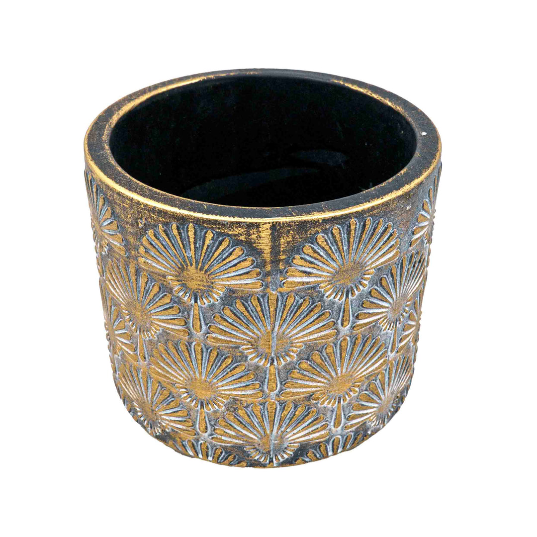 Hele Floral Concrete Pot