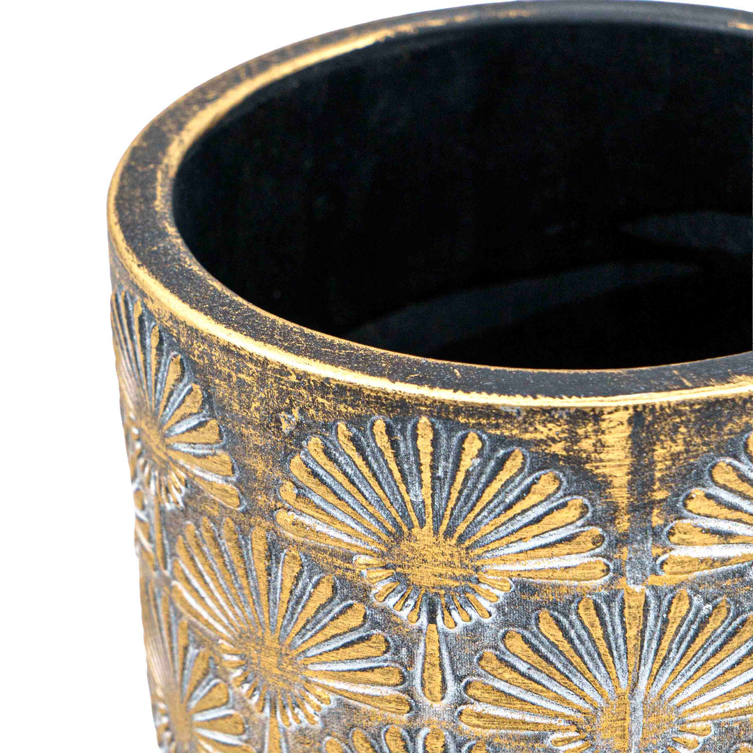 Hele Floral Concrete Pot