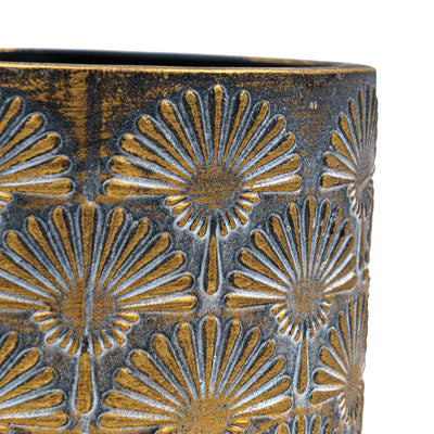 Hele Floral Concrete Pot