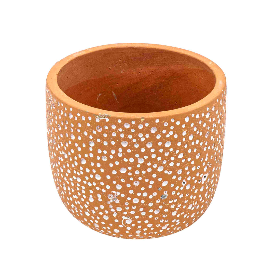 Hele Brown Concrete Pot