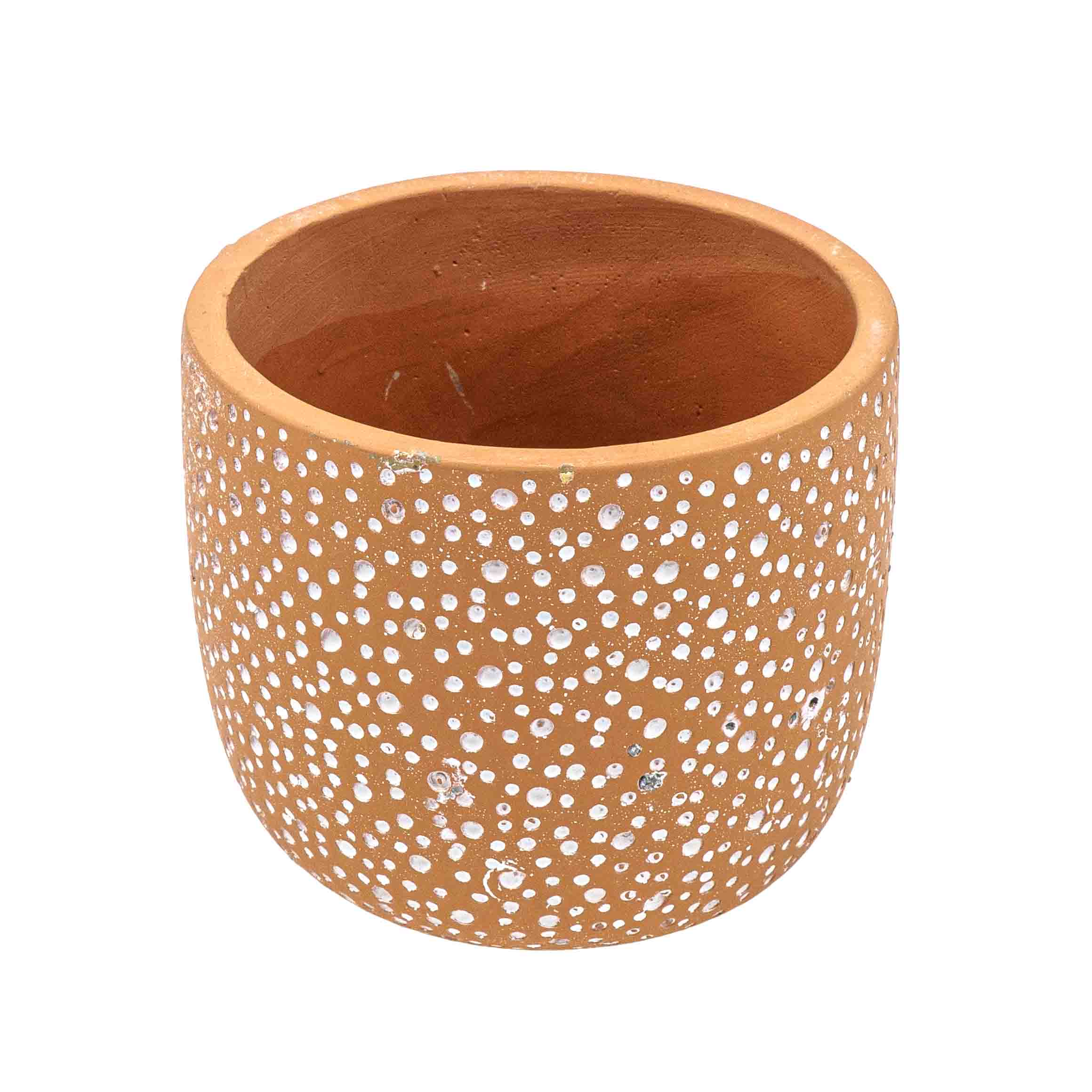 Hele Brown Concrete Pot