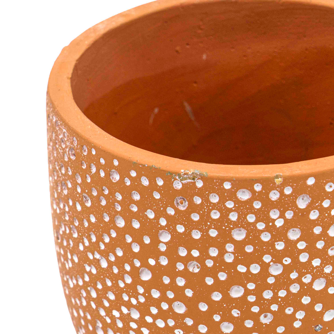 Hele Brown Concrete Pot