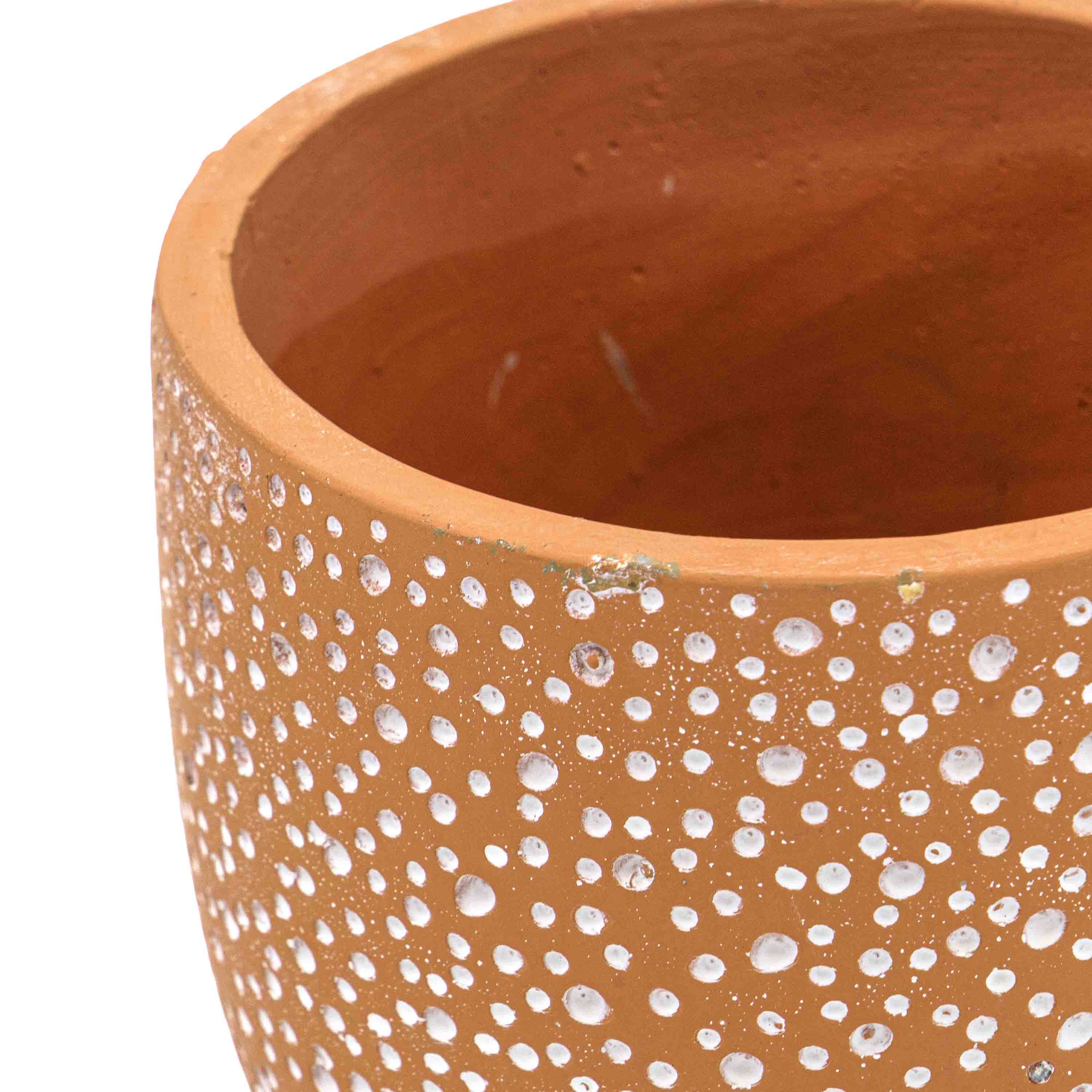 Hele Brown Concrete Pot