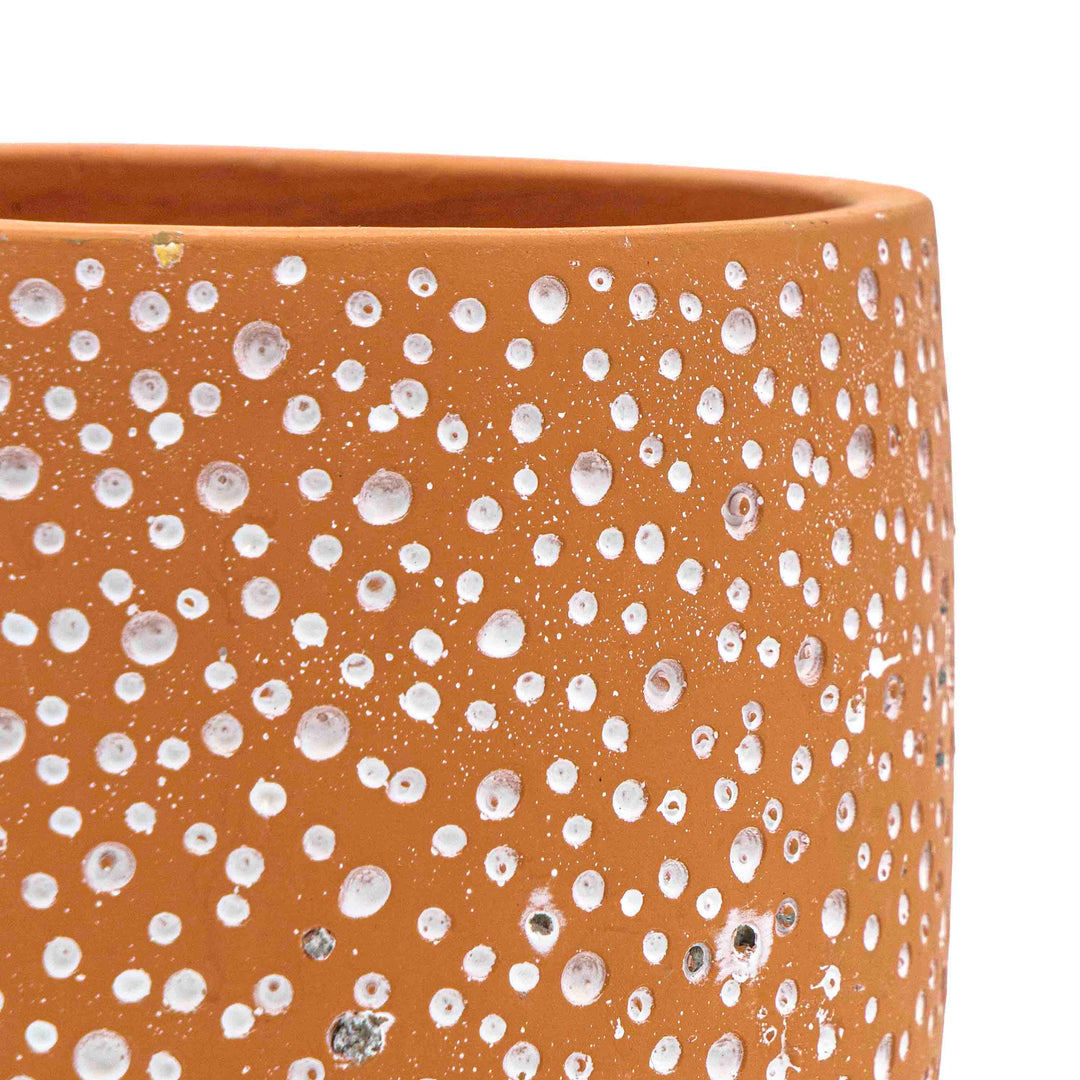 Hele Brown Concrete Pot