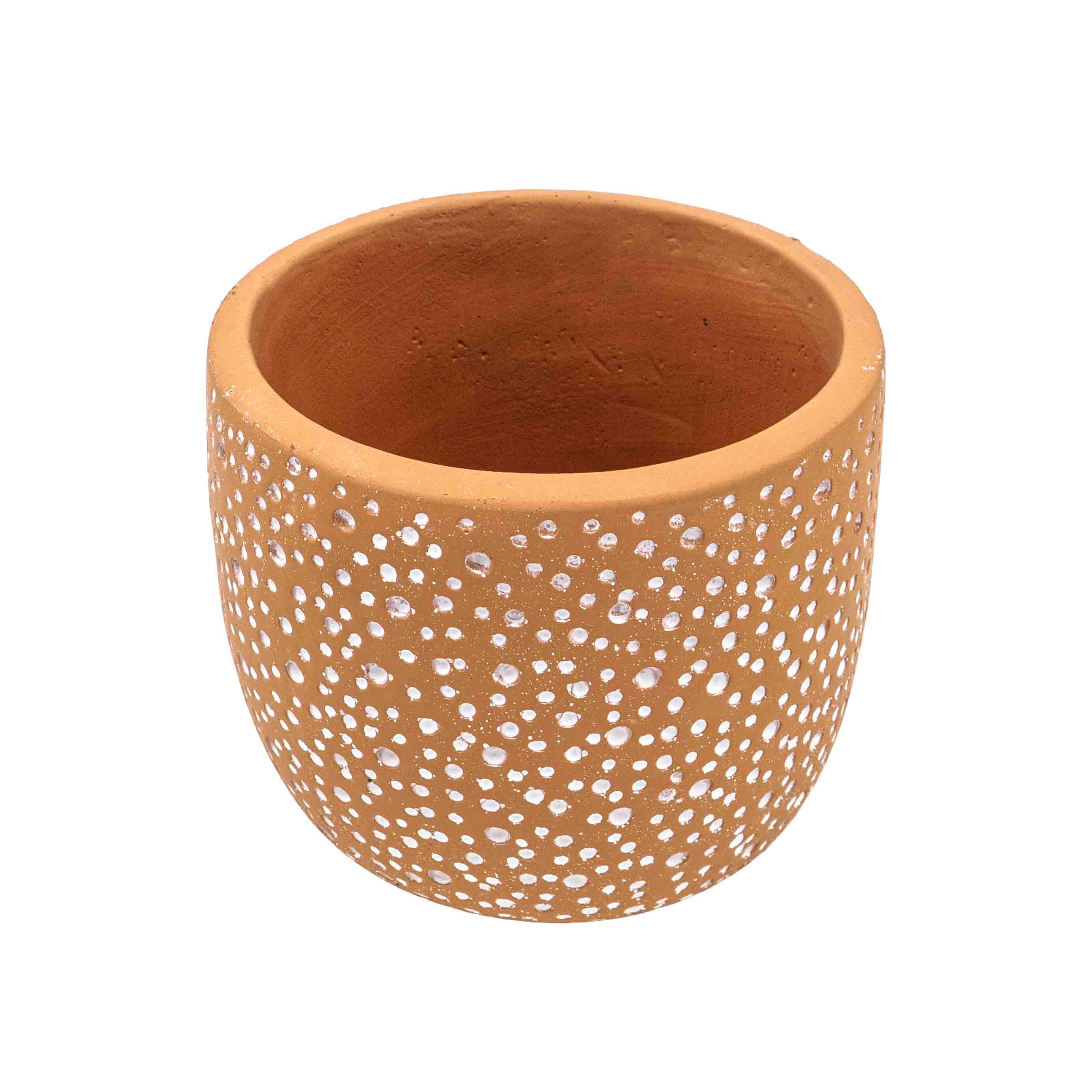 Hele Brown Concrete Pot