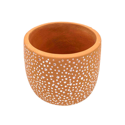 Hele Brown Concrete Pot