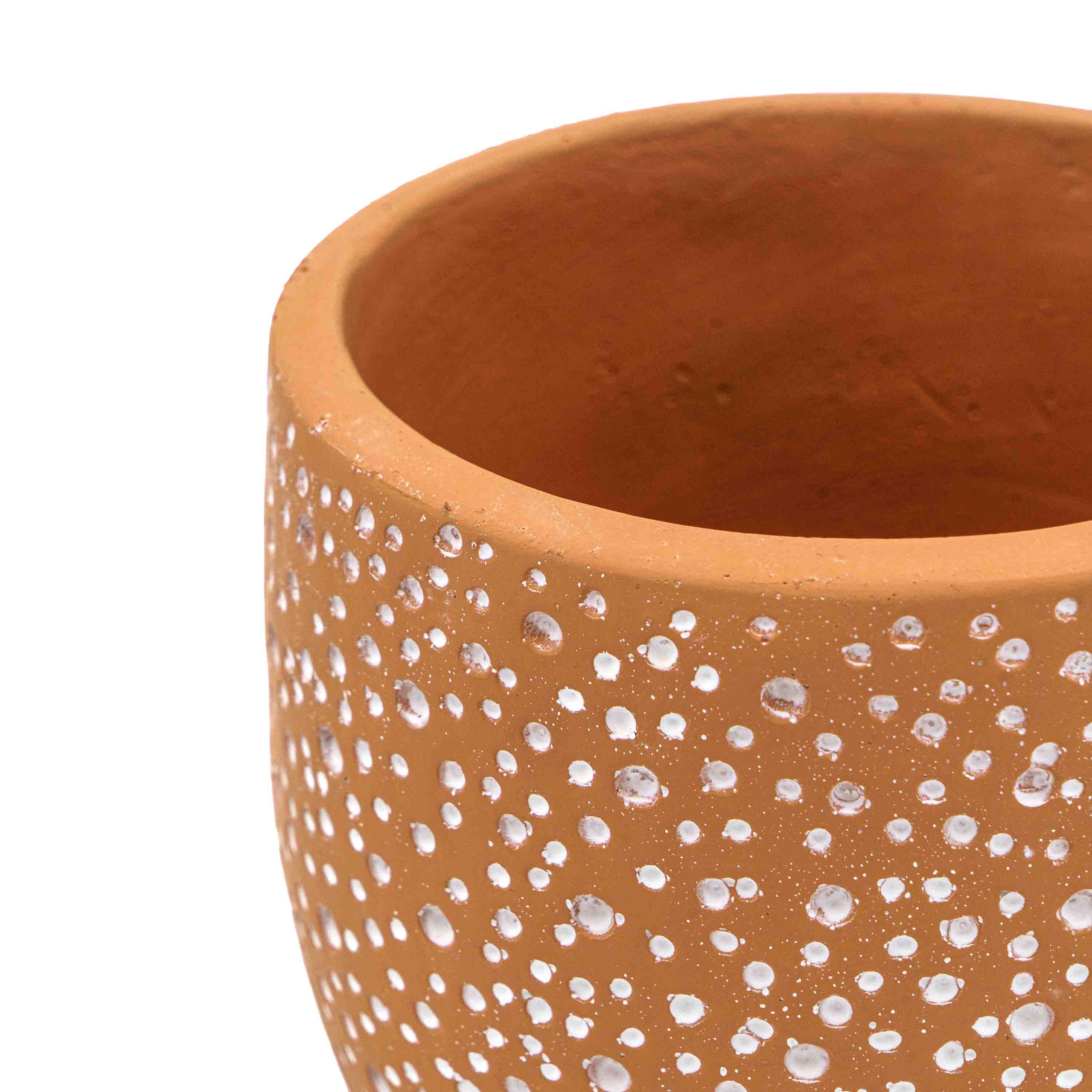 Hele Brown Concrete Pot