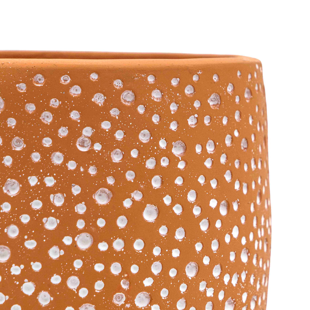 Hele Brown Concrete Pot