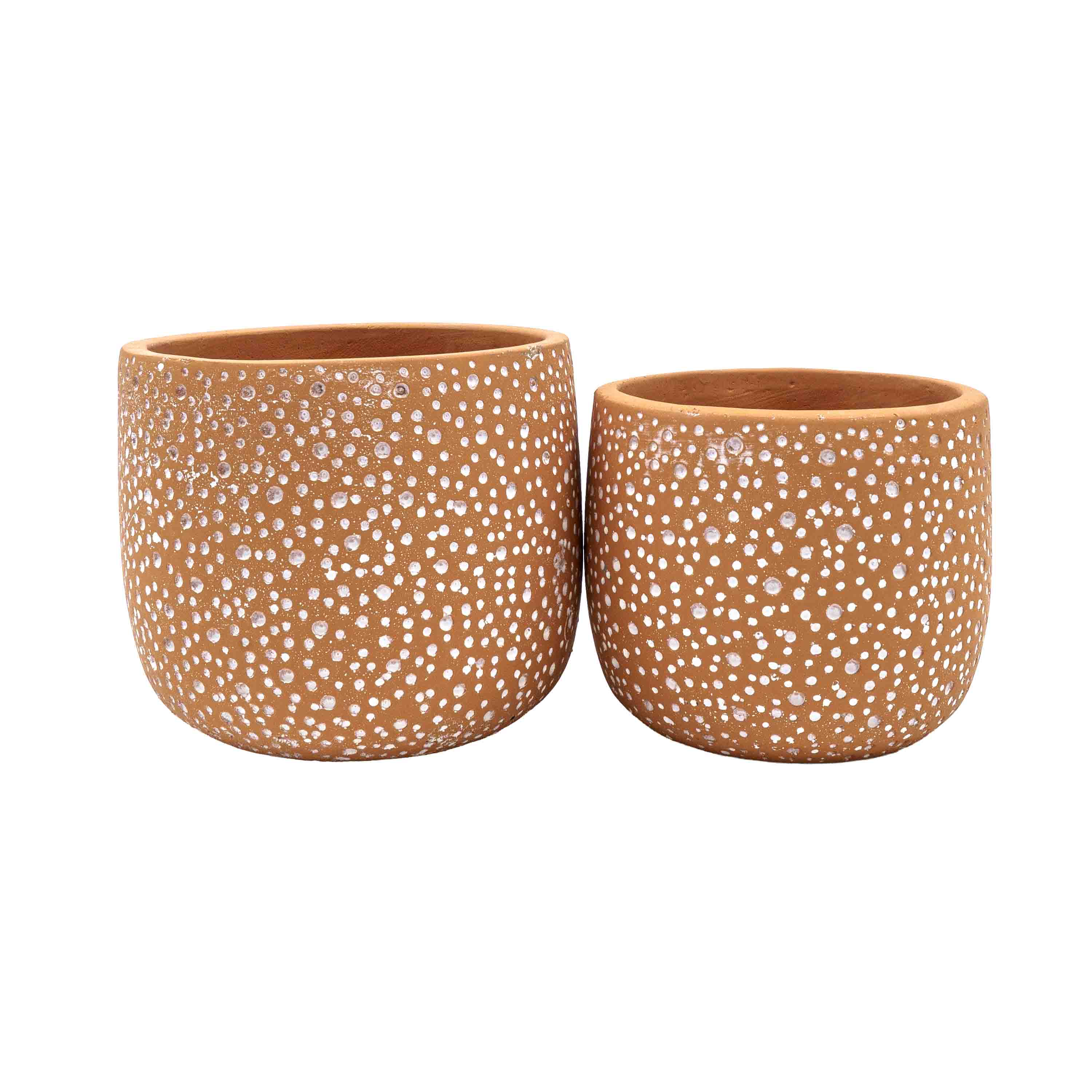 Hele Brown Concrete Pot