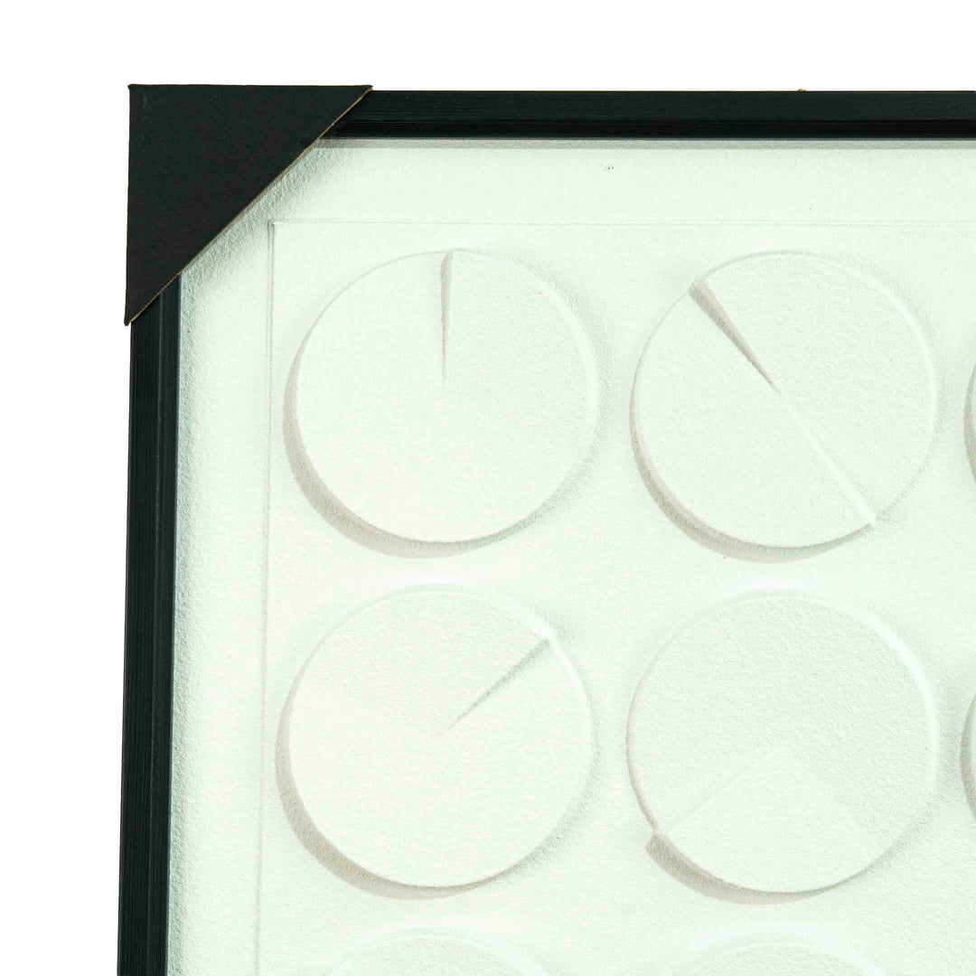 Viola Luxe Canvas Wall Art White