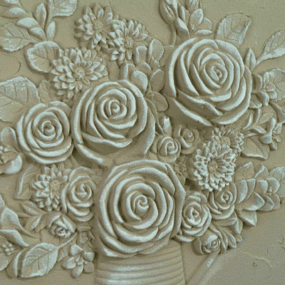Viola Luxe Canvas Wall Art Beige
