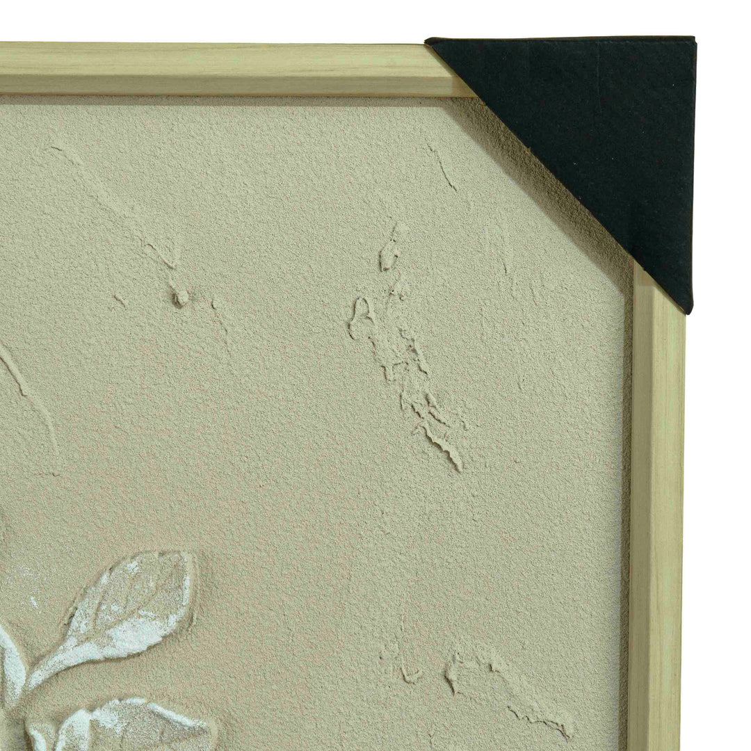 Viola Luxe Canvas Wall Art Beige
