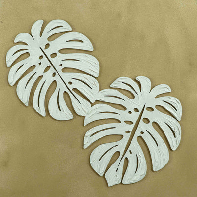 Viola Luxe Canvas Wall Art Leaf