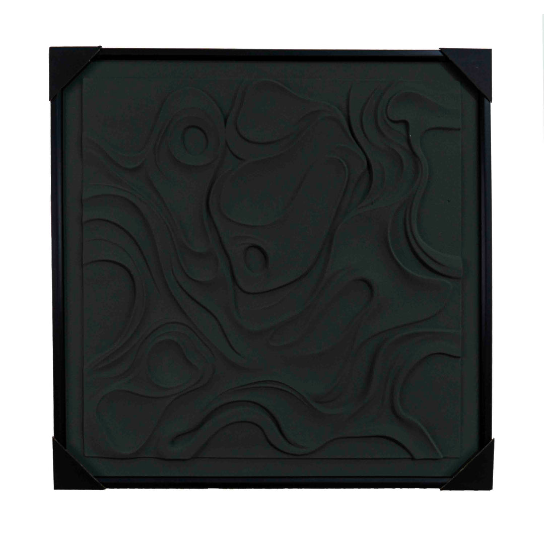 Viola Luxe Canvas Wall Art Grey