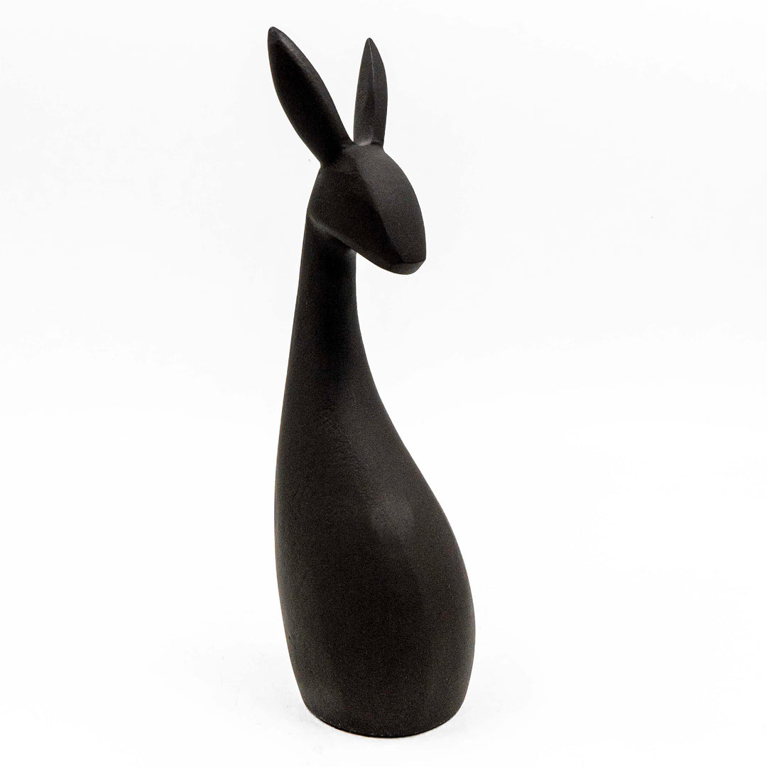 Metal Black Giraffe Decor