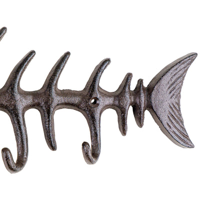 Edie Iron Fish Bone Wall Hook