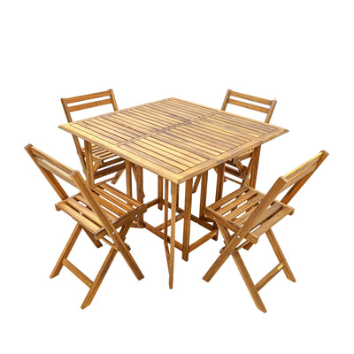 Clara Foldable Dining - Set of 5