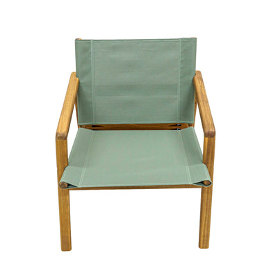 Clara Coffee Table With Footrest & Armchair - Set of 4