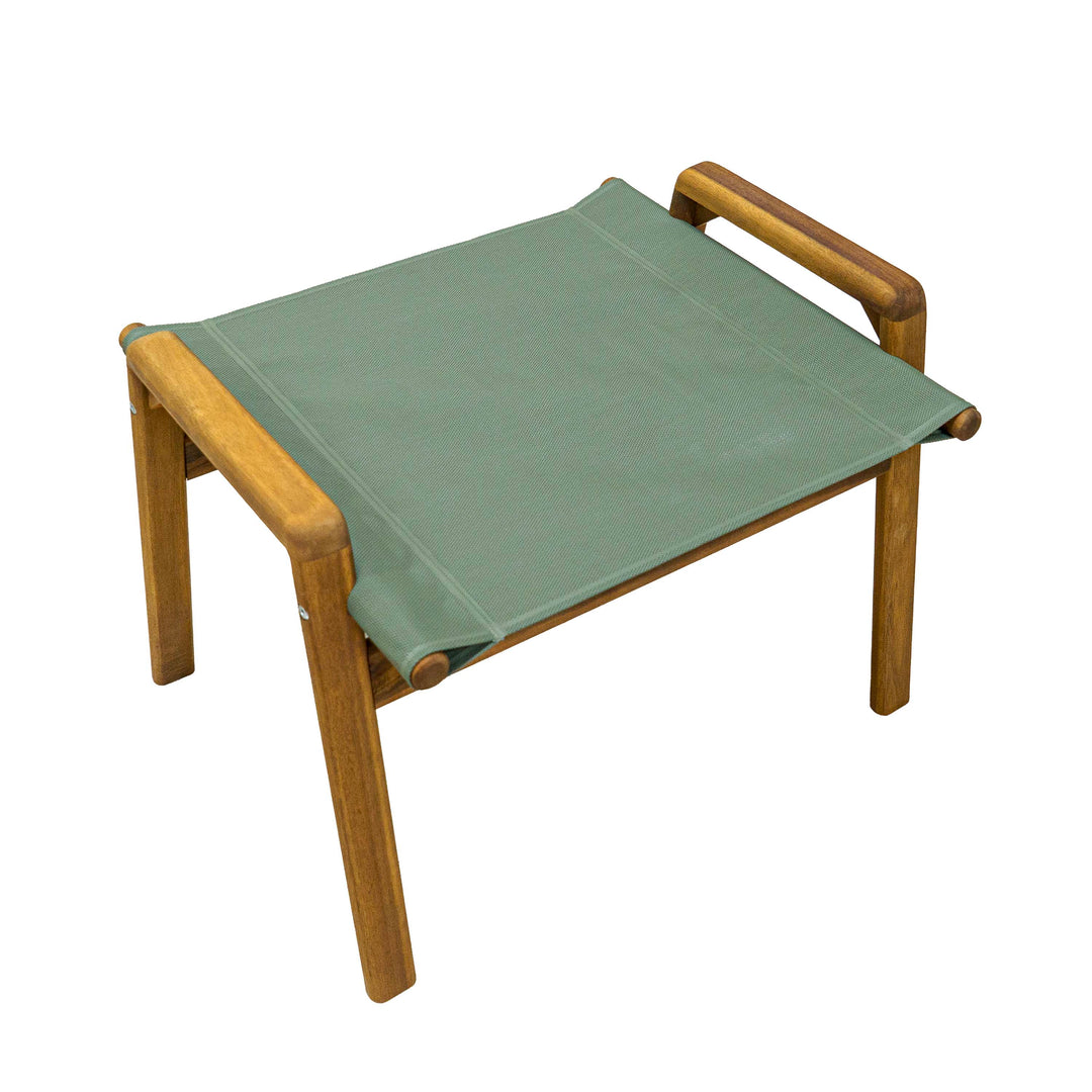 Clara Coffee Table With Footrest & Armchair - Set of 4