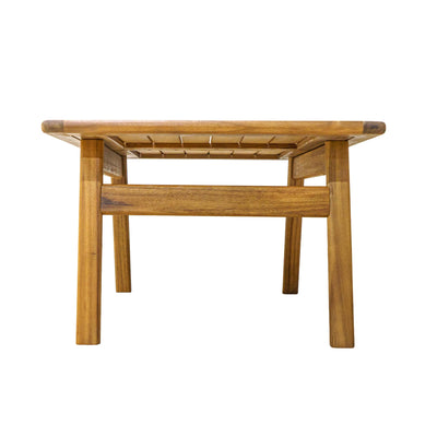 Clara Coffee Table With Footrest & Armchair - Set of 4