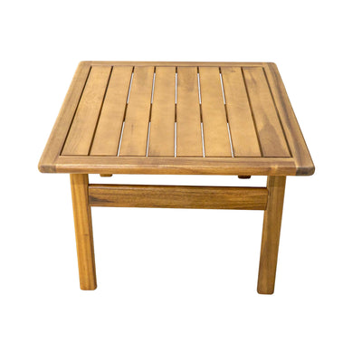 Clara Coffee Table With Footrest & Armchair - Set of 4