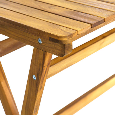 Clara Bar Table With Foldable Chair - Set of 5