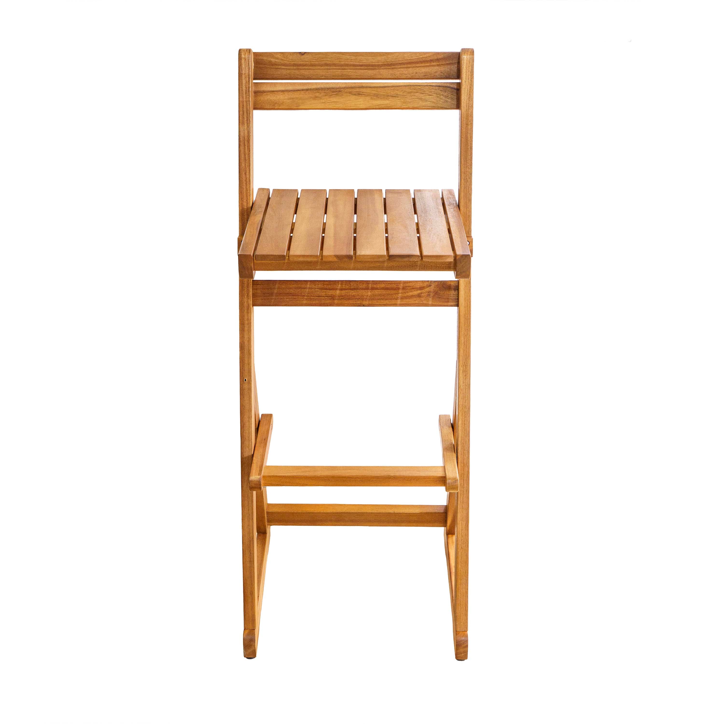Clara Bar Table With Foldable Chair - Set of 5
