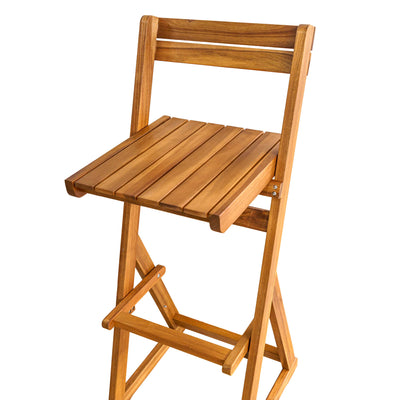 Clara Bar Table With Foldable Chair - Set of 5