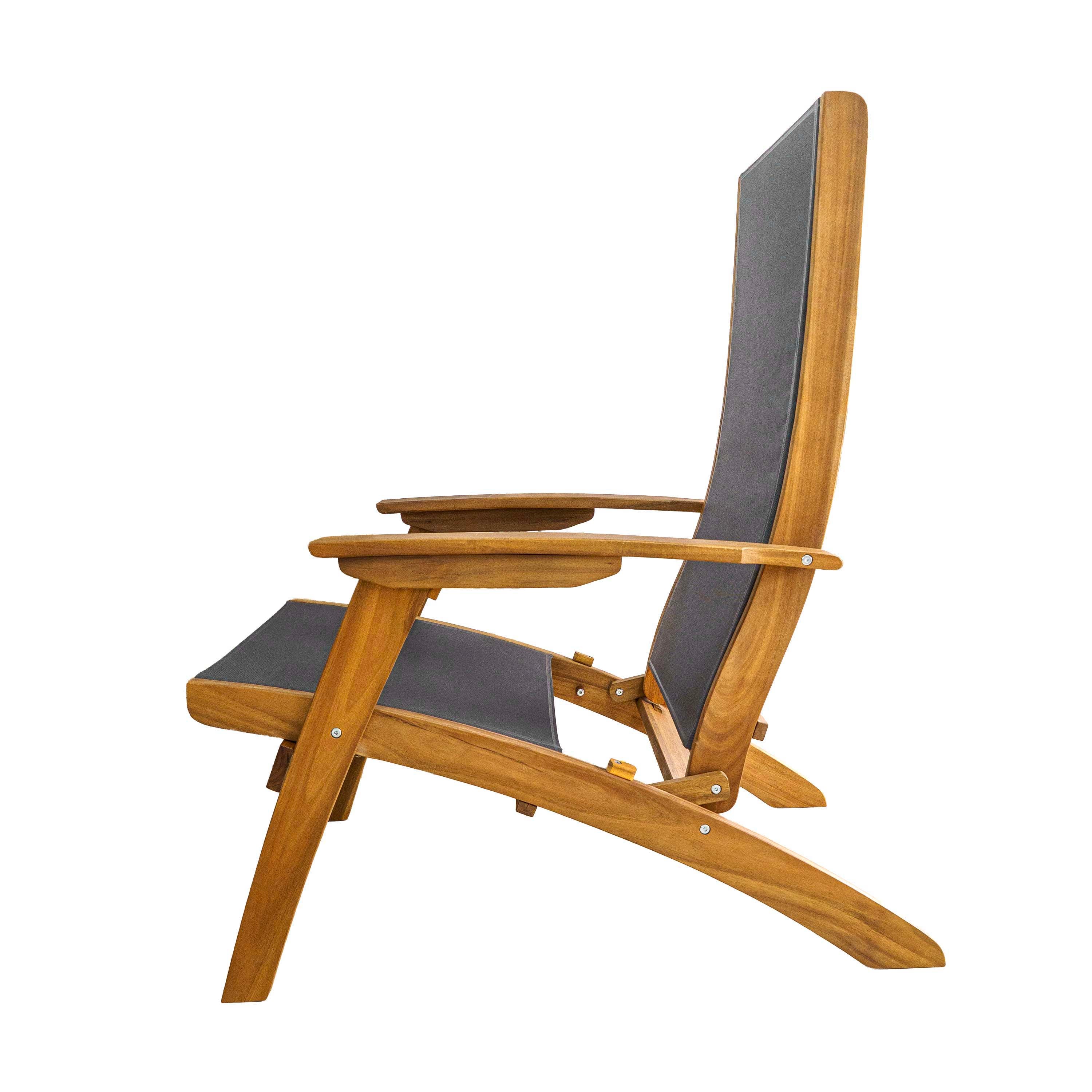 Clara Foldable Chair With Adjustable Backrest