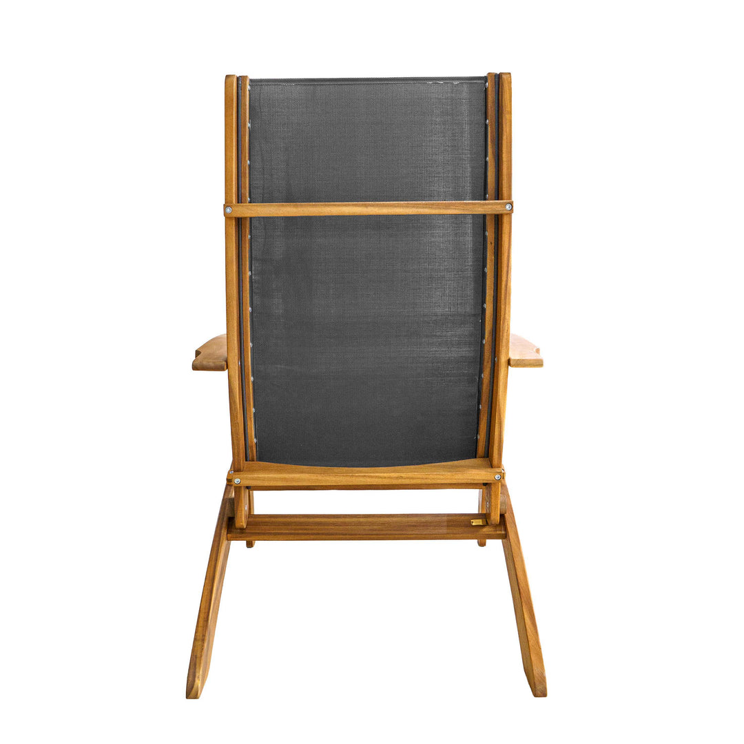 Clara Foldable Chair With Adjustable Backrest