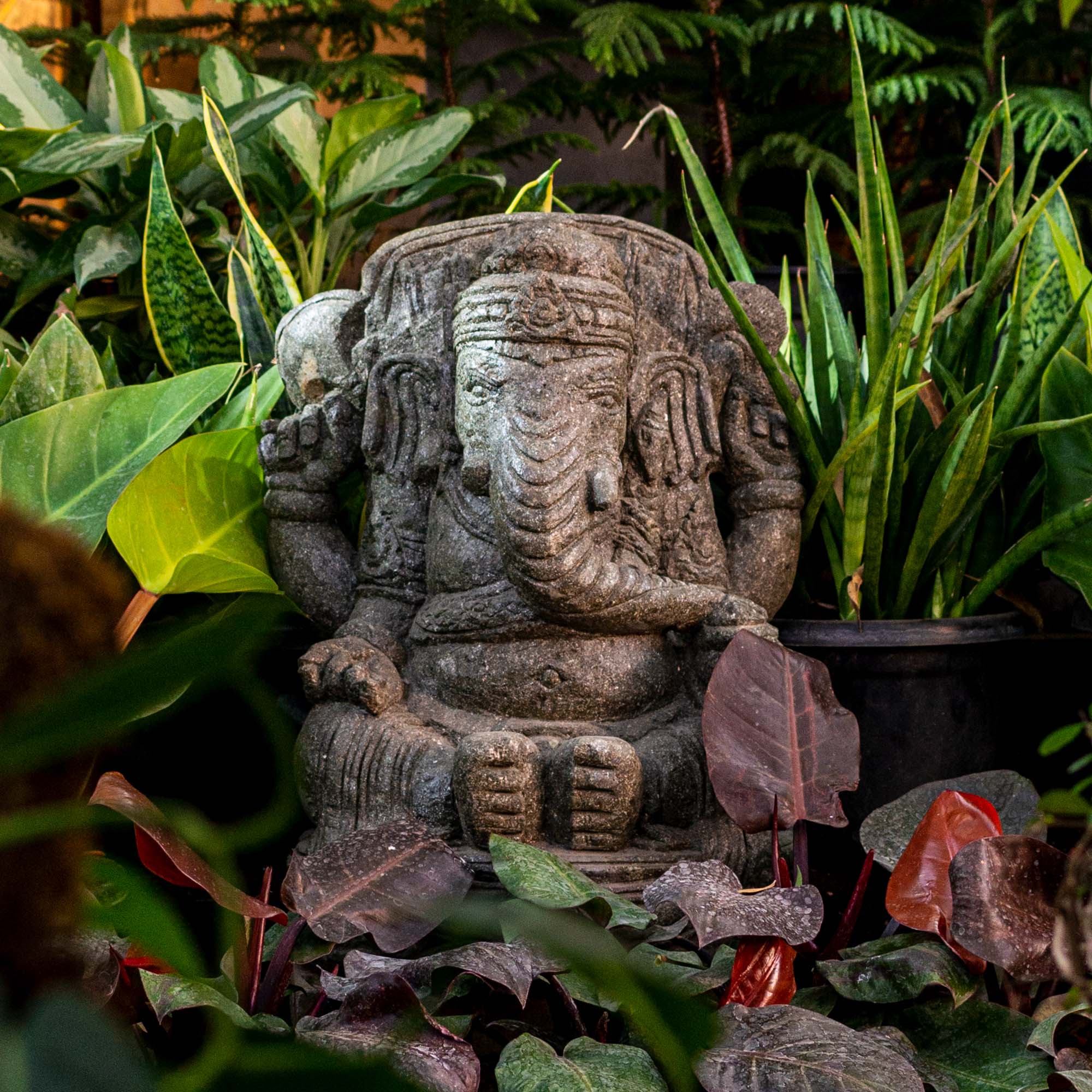 Chaturbhuj Sitting Ganesha