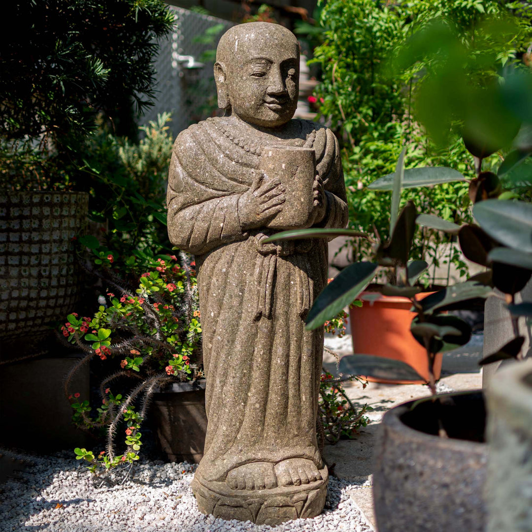 Arya Monk Stone Statue