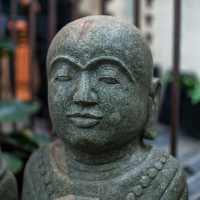 Arya Monk Stone Statue