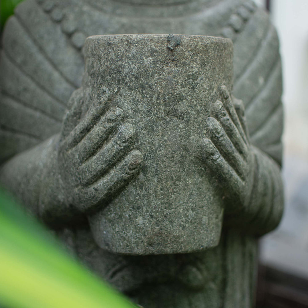 Arya Monk Stone Statue