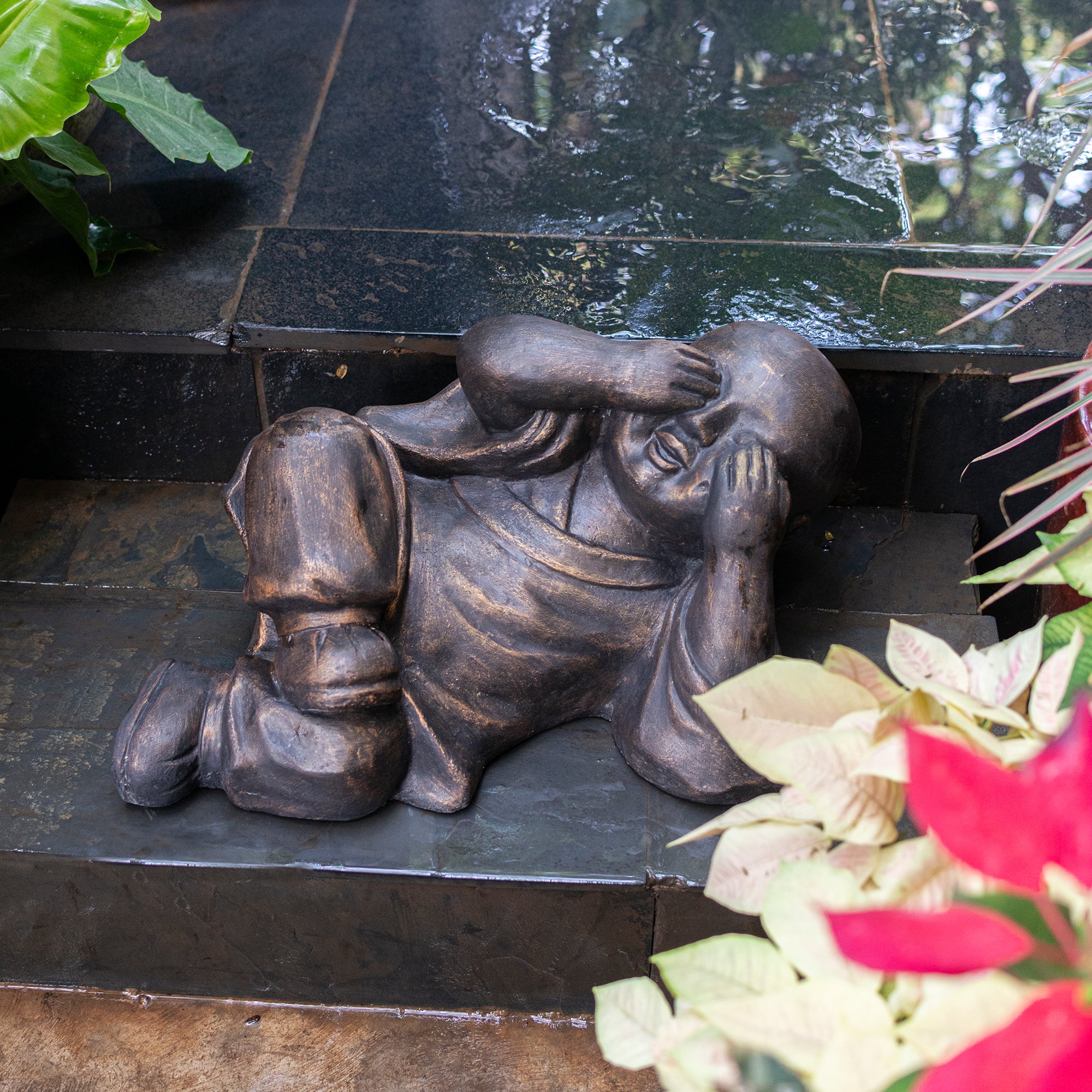 See No Evil Reclining Monk